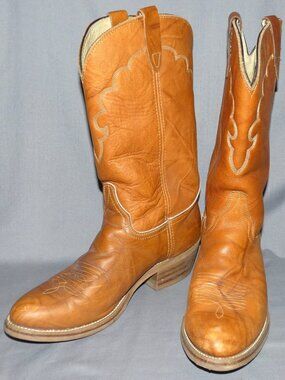Silverado Brown Western Cowboy Boots Men's size 9.5 D 17966